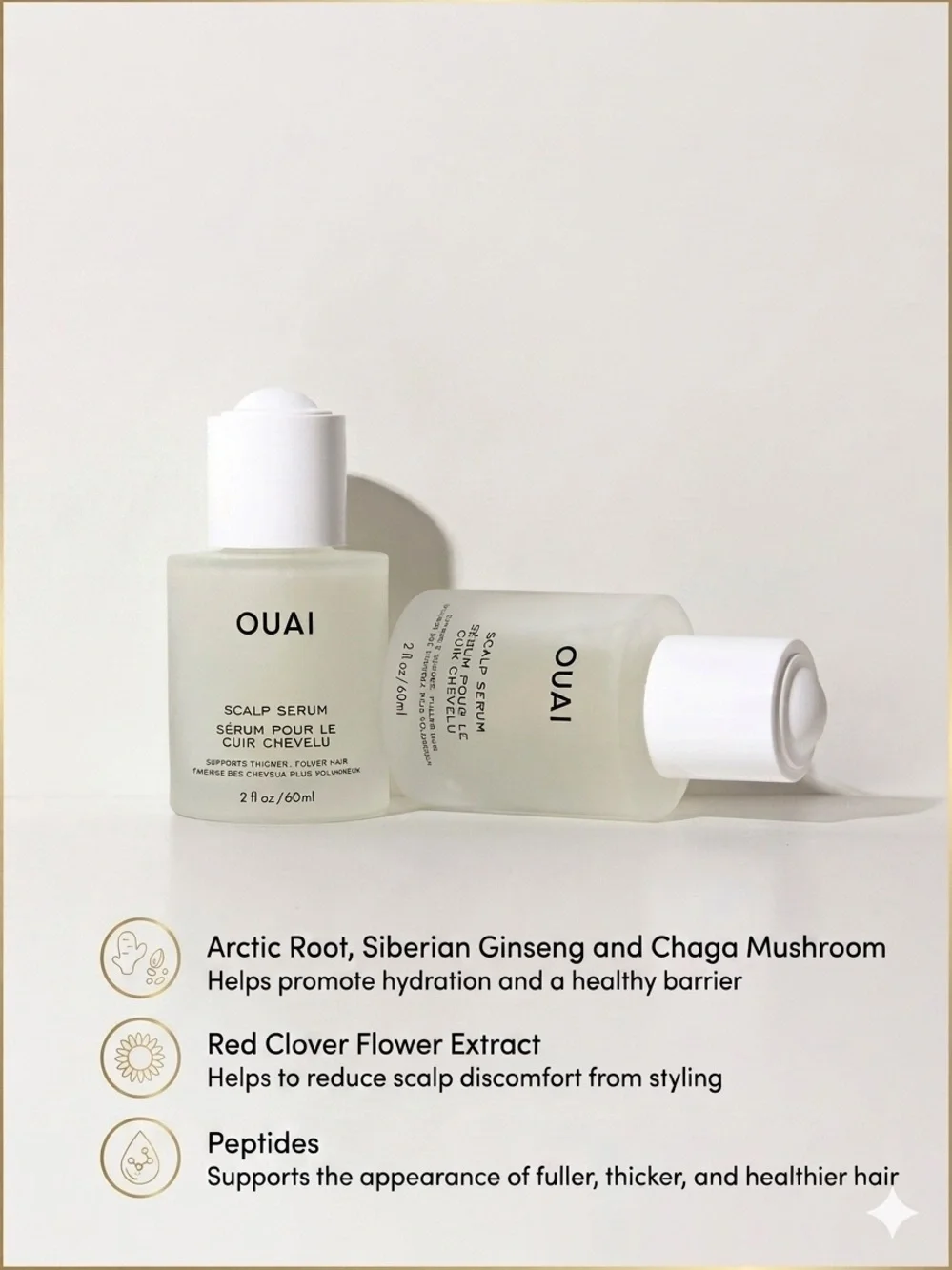 OUAI Healthy Hair Set Full Size Detox Shampoo & Scalp Serum Kit NIB